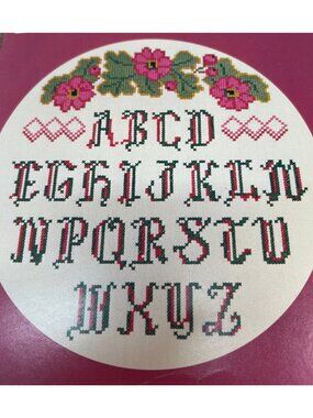 Better Homes & Gardens Plain & Fancy Alphabets Cross-Stitch Book Vintage